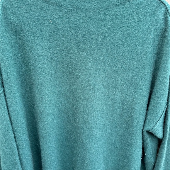 Anthropologie Pilcro Alani 100% Cashmere Sweater Holly Green Size Large - Picture 2 of 6